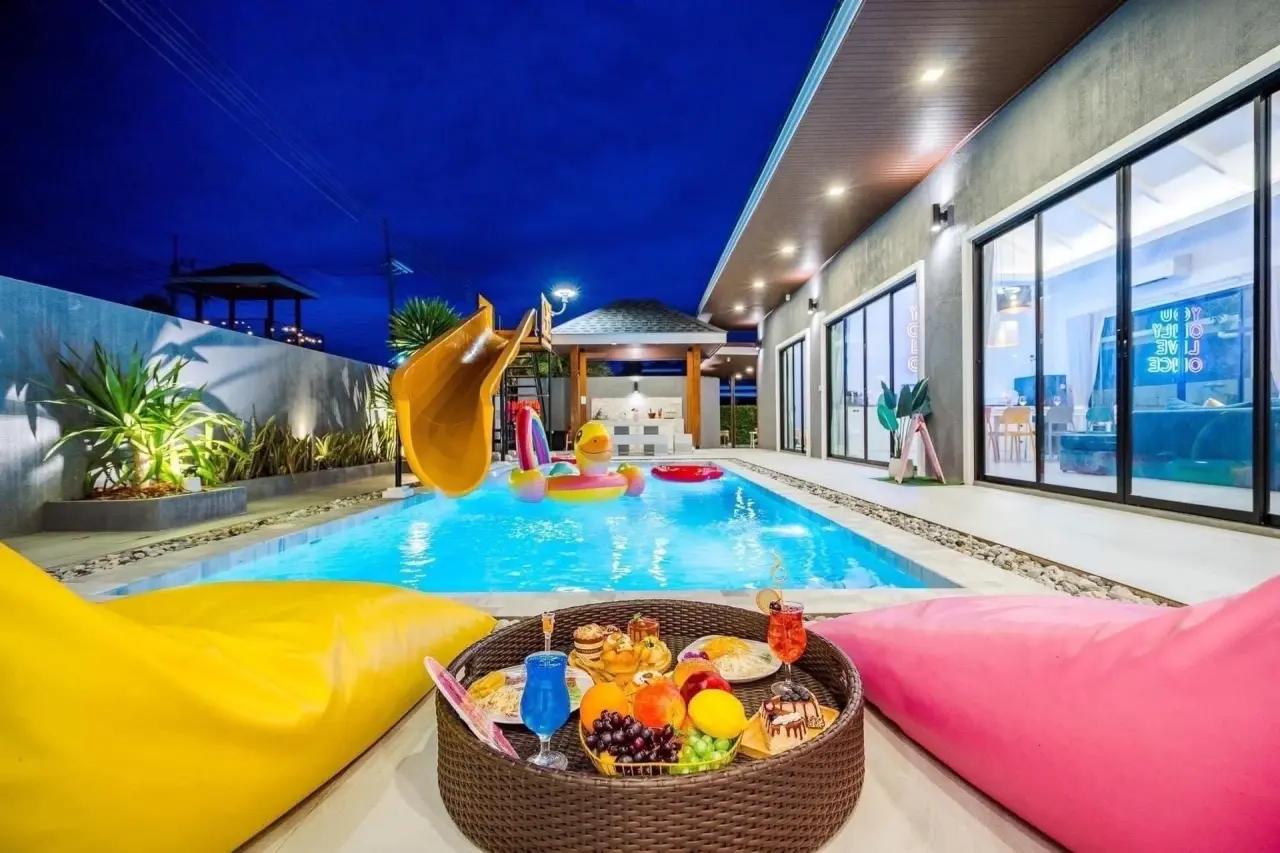 พูลวิลล่า Good Pool Villa2 พัทยา พักได้ 10 คน